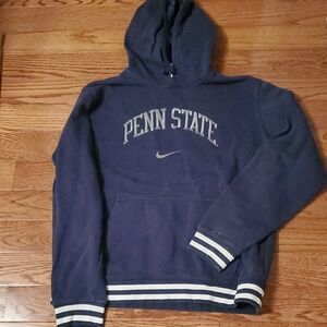 Nike Mens Navy Penn State Hoodie